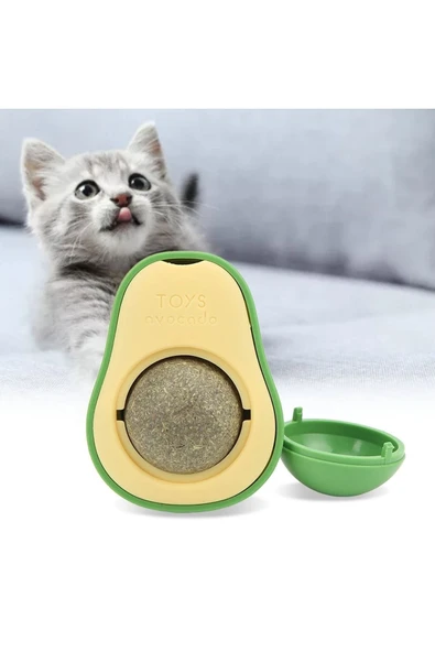 CATS Doğal Kedi Nanesi (avokado Tasarımlı Kedi Yalama Topu) Avocado Catnip - 3