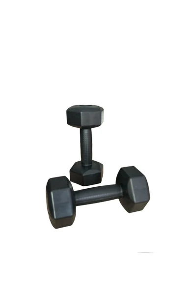 CKSPOR 1 kg X 2 Adet Köşeli Plastik Dambıl Ağırlık Seti CKS137 - 3