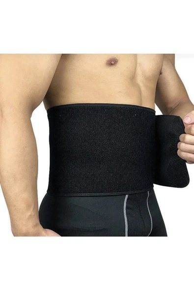 PEKİAL Termal Sauna Kemer Zayiflatan Kemeri Yag Bel Göbek Eritme Inçeltme Terleme Korsesi Neopren Kumaş - 2