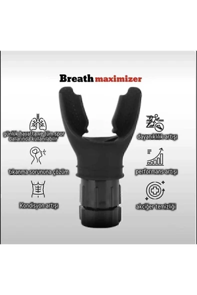 CKSPOR Nefes Egzersiz Aleti - BreathMaximizer-Seviye Ayarlanabilir Solunum Düzenleyici - 2
