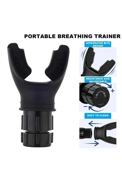 CKSPOR Nefes Egzersiz Aleti - BreathMaximizer-Seviye Ayarlanabilir Solunum Düzenleyici - 3