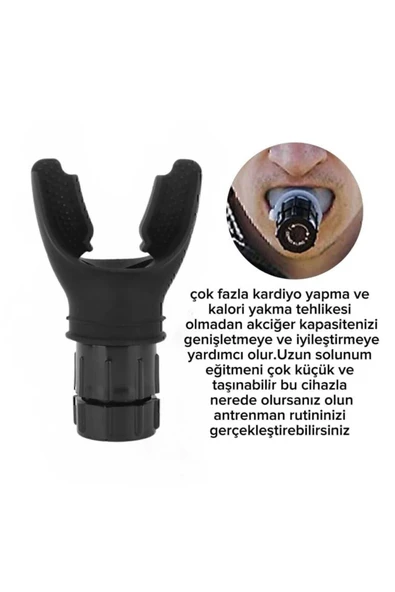 CKSPOR Nefes Egzersiz Aleti - BreathMaximizer-Seviye Ayarlanabilir Solunum Düzenleyici - 4