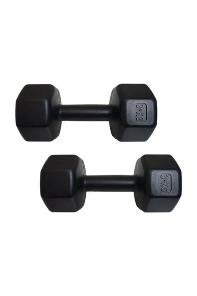 AYAZ SPORT 3 Kg X 2 Adet 6 Kg Dambıl Seti, Dumbell Set