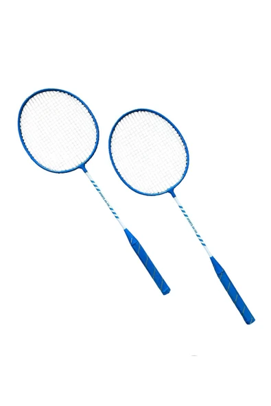 SLİPT Çantalı Badminton Seti 2 Raket 3 Top Badminton Seti Mavi Renk - 5