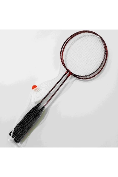 SLİPT Badminton Raket Seti 2 Raket 1 Top