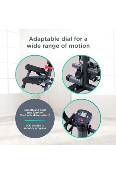 CKSPOR Multi Fonksiyonel Stepper Egzersiz Aleti Stepper + Dumbell + Twister Set  CKS-70 - 5