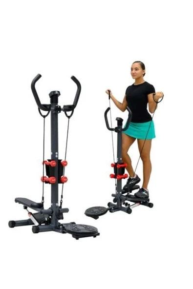 CKSPOR Multi Fonksiyonel Stepper Egzersiz Aleti Stepper + Dumbell + Twister Set  CKS-70 - 3