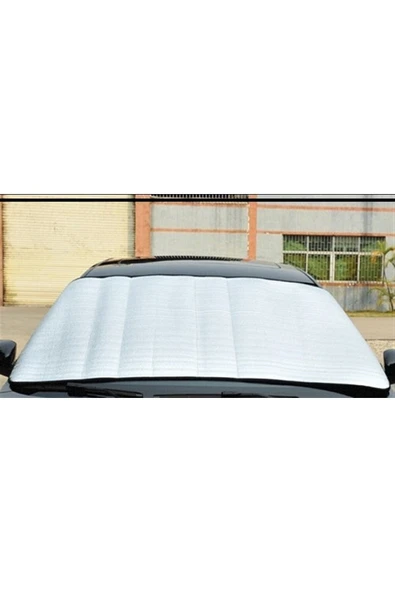 SLİPT Araba Ön Cam Güneş Şemsiyesi Araç Içi Cam Vantuzlu Katlanır Güneşlik Koruyucu Perde 130 Cm X 6 - 5