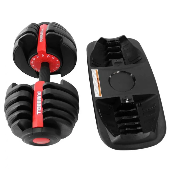 CKSPOR 2 Adet 24 kg Ayarlanabilir Mekanizmalı Dambıl Seti (Çiftli) - Resim 2