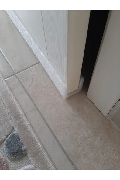 PEKİAL 3 Adet Oluklu Kapı Altı Eşik Süngeri Soğuk Kesici Toz Rüzgar Önleyici Yalıtım Strafor - 2