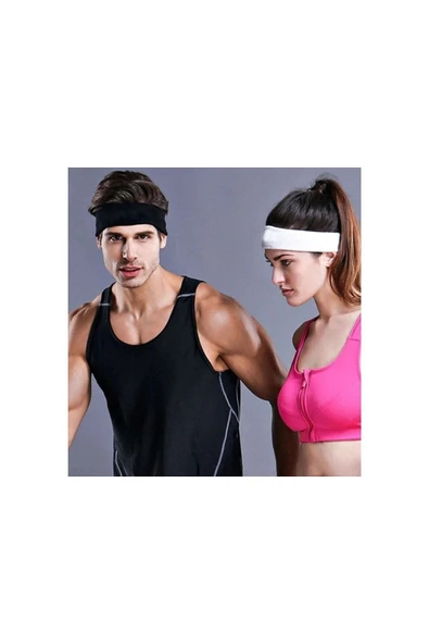 CKSPOR Havlu Ter Bandı Kafa Bandı Basketbol Tenis Spor - 4