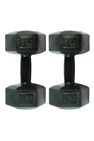 AYAZ SPORT Arbentedarik Dambıl Seti 5 Kg X 2 Adet 10 Kg Ağırlık Seti Dumbell Set - 2