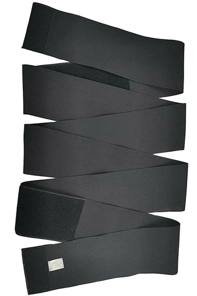 MONARK Waist Trainer Tummy Wrap Bele Dolamalı Kum Saati Görünümü 4m Sarmal Bel Korsesi - 3