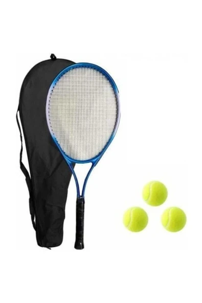 PEKİAL Tenis Raketi Seti (1 Raket 3 Top)