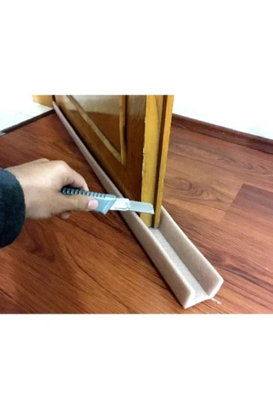 COSARGROUP Geçmeli Kapı Altı Eşik Süngeri Geçmeli Gri Ve Beyaz Renk 2 Adet - 4