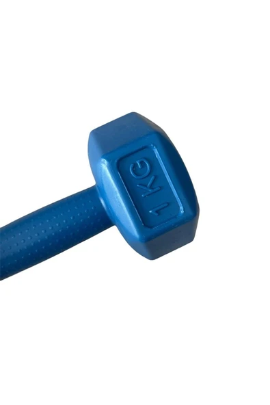 CKSPOR 2'Li Dambıl Seti 1 kg X 2 Adet Plastik Dambıl Ağırlık Seti  Köşeli - 5