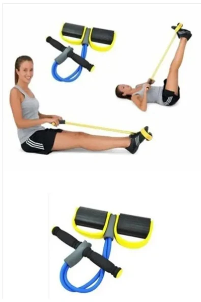 ARUS Body Trimmer Egzersiz Aleti El Ayak Direnç Yayı Lastiği Spor Fitness Vücut Karın Kondisyon Lastik