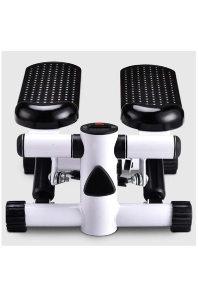 NİVAGATORE İpli Fitness Kardiyo Stepper Egzersiz Aleti Total Body Twister Crosstep Step Siyah MAYN - 2