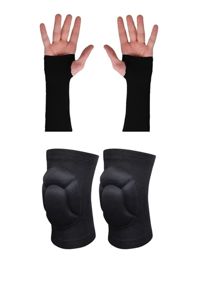 MONARK CKSpor 2'li Voleybol Seti 1 Çift Voleybol Dizliği Ve Voleybol Elliği Set m beden