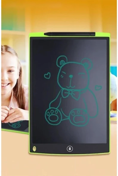 PEKİAL Writing Tablet 10 Inç Lcd Dijital Kalemli Çizim Yazı Tahtası Grafik Not Yazma Eğitim Tableti Ck97 - 5