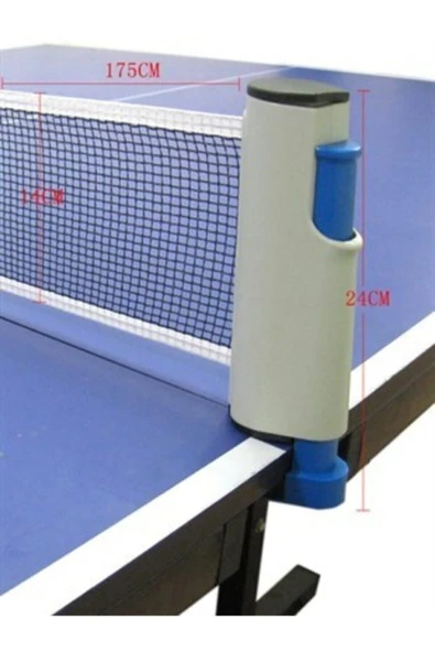 SLİPT CKSPOR Taşınabilir Mekanizmalı Masa Tenisi Filesi 170 Cm Tüm Masalara Uyumlu CKS44 - 3
