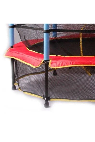CKSPOR Güvenlik Fileli Çocuk Trambolini Büyük Boy 140 cm (55 inç) Korumalı Trambolin  CKS-196 - 5
