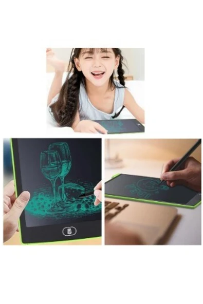 PEKİAL Writing Tablet 10 Inç Lcd Dijital Kalemli Çizim Yazı Tahtası Grafik Not Yazma Eğitim Tableti Ck97 - 4