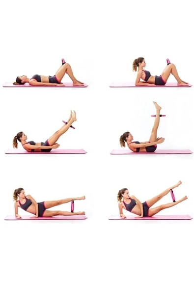 CKSPOR 35 Cm Dura Strong Pilates Çemberi Yoga Fitness Pilates Çemberi Cks125 - 5