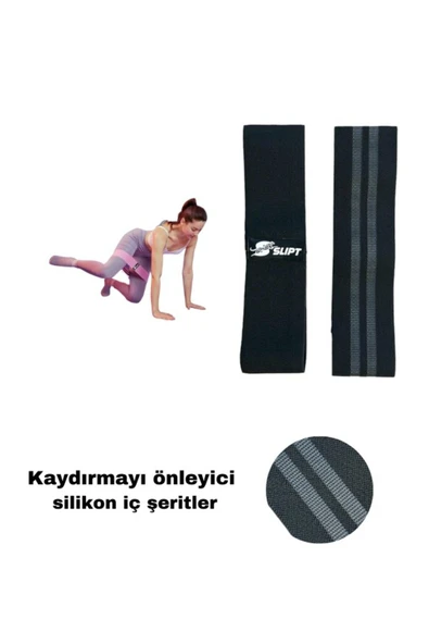 CKSPOR Dokuma Direnç Bandı Pilates Squat Fitness Kas Şekillendirici Güçlendirici Loop Direnç Lastiği