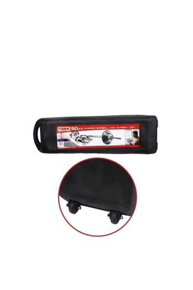 CKSPOR 50 Kg Krom Döküm Çantalı Dambıl Bar Set Cks19 - 2