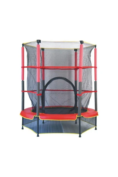 CKSPOR Güvenlik Fileli Çocuk Trambolini Büyük Boy 140 cm (55 inç) Korumalı Trambolin  CKS-196 - 2