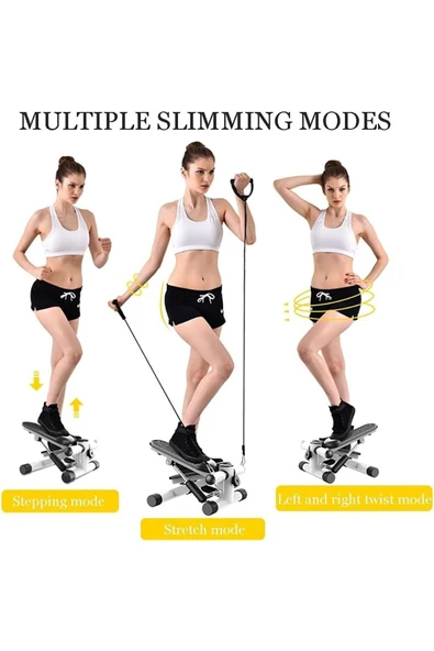 SLİPT CKSpor Mini Stepper Fitness Twister Step Aleti Direnç Lastikli Egzersiz Aleti CKS116 - 3