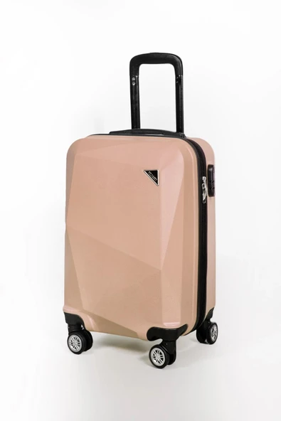 Polo&Sky Elmas Model Gold Renk 3'lü Valiz Bavul Seti - 4