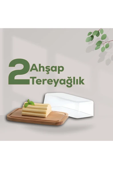 Bernardo Ahşap Havluluk + Tere Yağlık + Mini Fanus 3+1 - 3