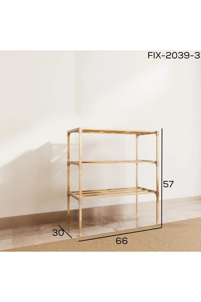 FixWood FIX-2039-3 AHŞAP ÇUBUKLU AYAKKABILIK - 3