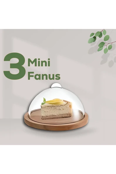 Bernardo Ahşap Havluluk + Tere Yağlık + Mini Fanus 3+1 - 4