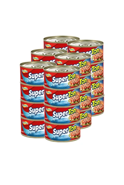 SuperFresh SUPERTON Ton Balığı 75 gr x 24 Adet