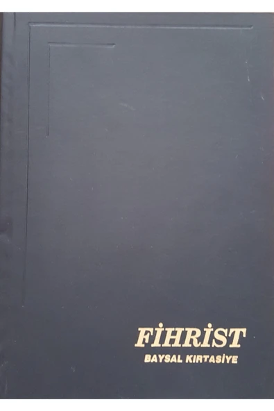 Fihrist Defter 8 Yapraklı