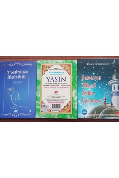 Peygamberimizden Dualar - Yaşın Ve Dualar- Ramazan Iktisat Şükür Risale-i Leri 3 Kitap Birden