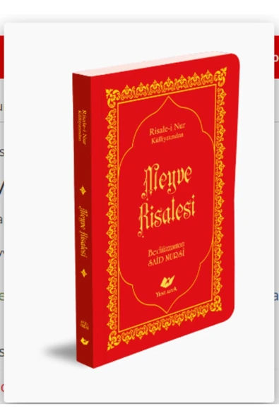 Risale-i Nur Külliyatından Haşir Risalesi- 8270 Çanta Boy-bezcilt Kapak-sayfa Içi Lügatçeli-indexli-