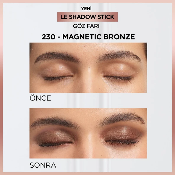 L'Oréal Paris Le Shadow Stick Göz Farı - 230 Magnetic Bronze - 2
