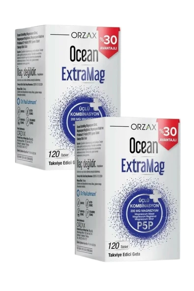 Ocean Extramag 120 Tablet x 2 Adet