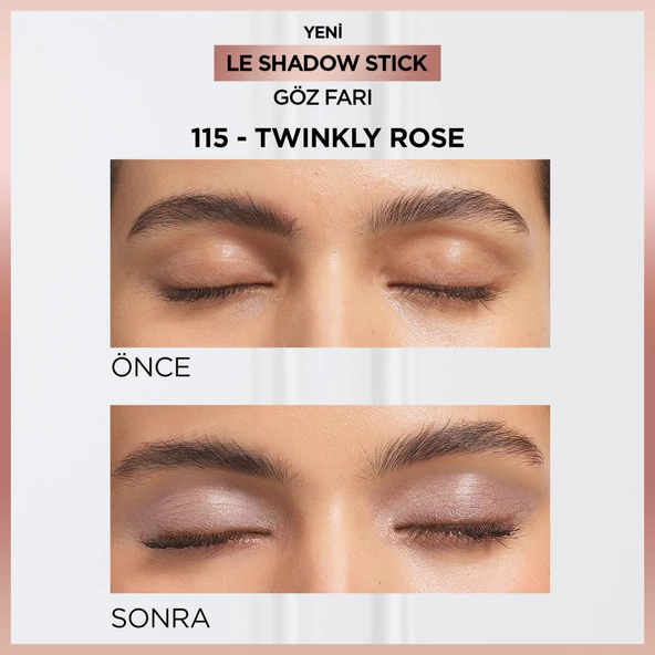 L'Oréal Paris Le Shadow Stick Göz Farı - 115 Twinkly Rose - 2