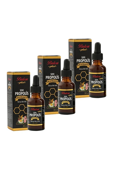 Sıvı Propolis Ekstraktı 30 ml X 3 Adet