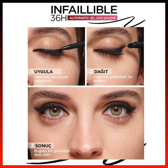 L'Oréal Paris Infaillible Göz Kalemi - 13 Velvet Bordeaux - 7