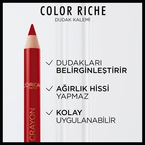 L'Oréal Paris Color Riche Dudak Kalemi - 300 Le Rouge Paris - 3