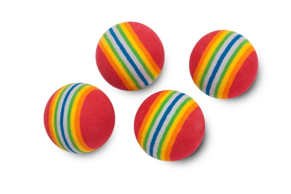 Karlıe Plastik Top Oyuncak 4cm 4lü ürün görseli