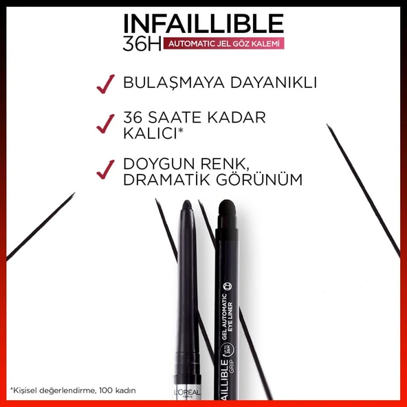 L'Oréal Paris Infaillible Göz Kalemi - 13 Velvet Bordeaux - 4