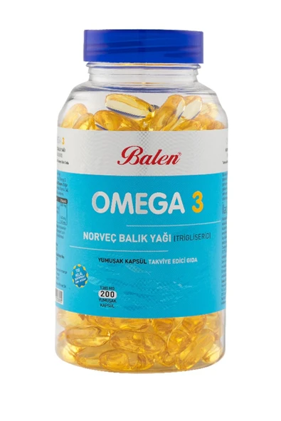 Omega 3 Norveç Balık Yağı 1380 Mg 200 Kapsül Form Balık Yağı Kapsül