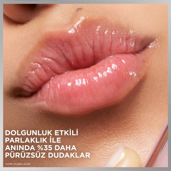 L'Oréal Paris Plump Ambition Hyaluron Lip Oil Besleyici ve Nemlendirici Dudak Parlatıcısı - 510 La Nuit Sparkle - 6